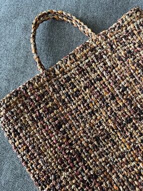 NWOT, PARISIAN, SOPHIE DIGARD, FABULOUS TEXTURAL WOVEN RAFFIA TOTE